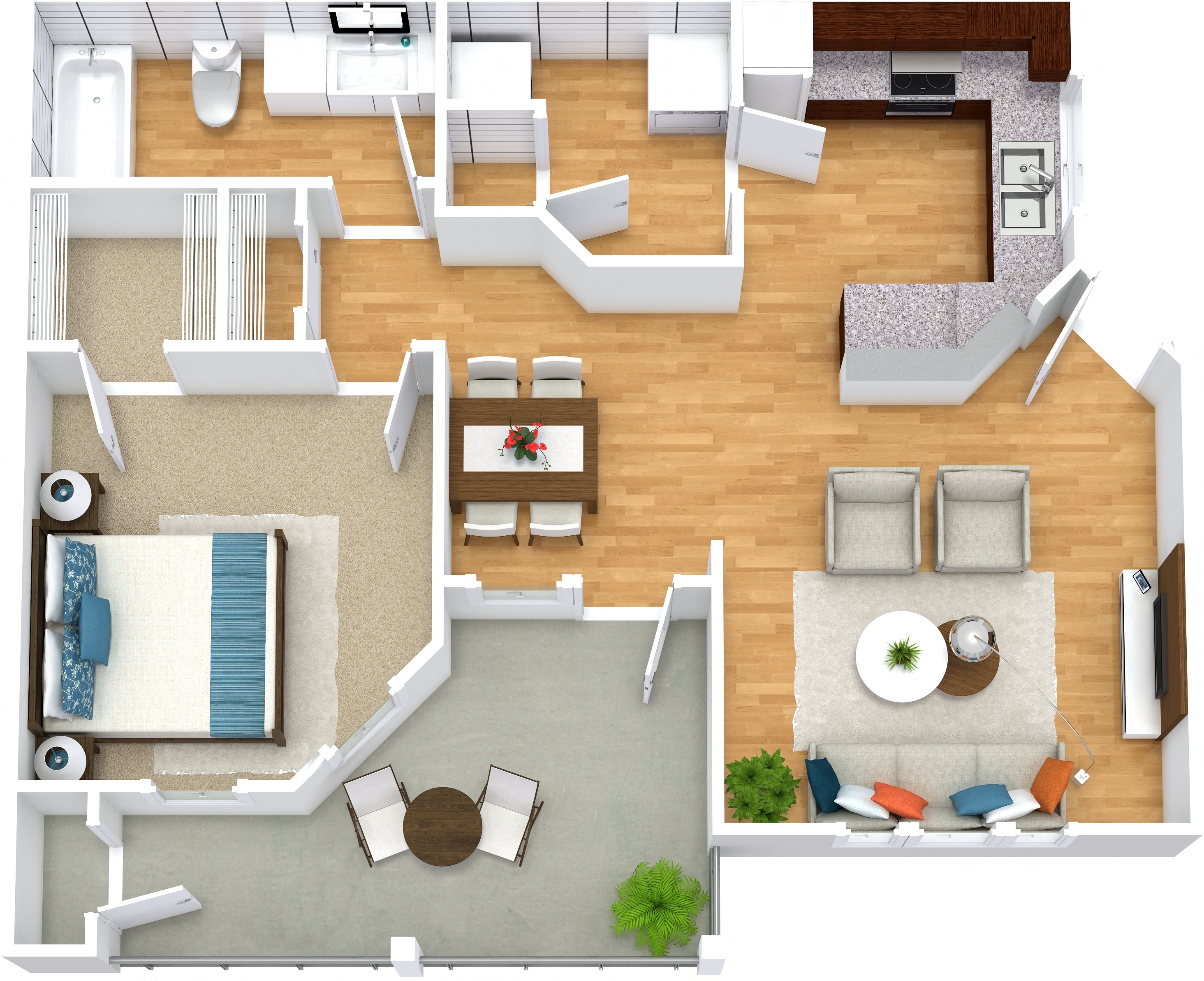 A2 floor plan